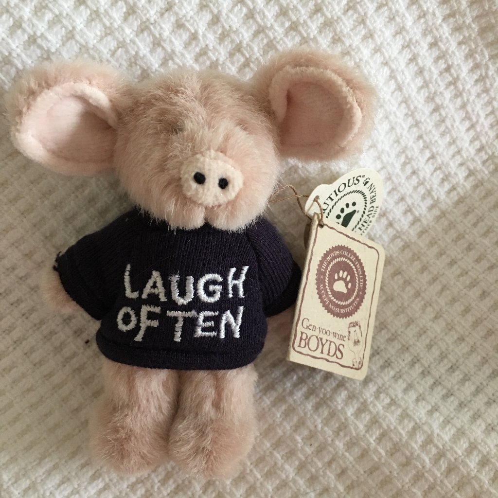 Very Rare Boyds Pig Collectible  T Hee